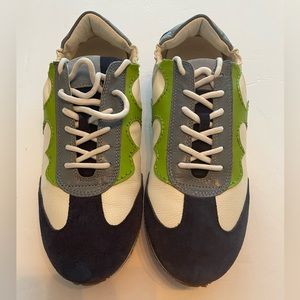 Tory Burch sneaker blue/green/white 9.5